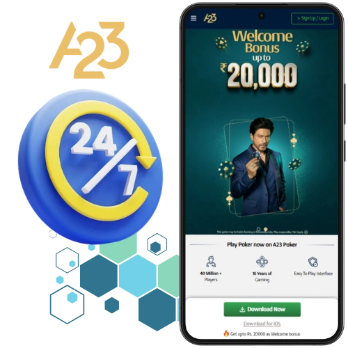 play poker 24/7 availability